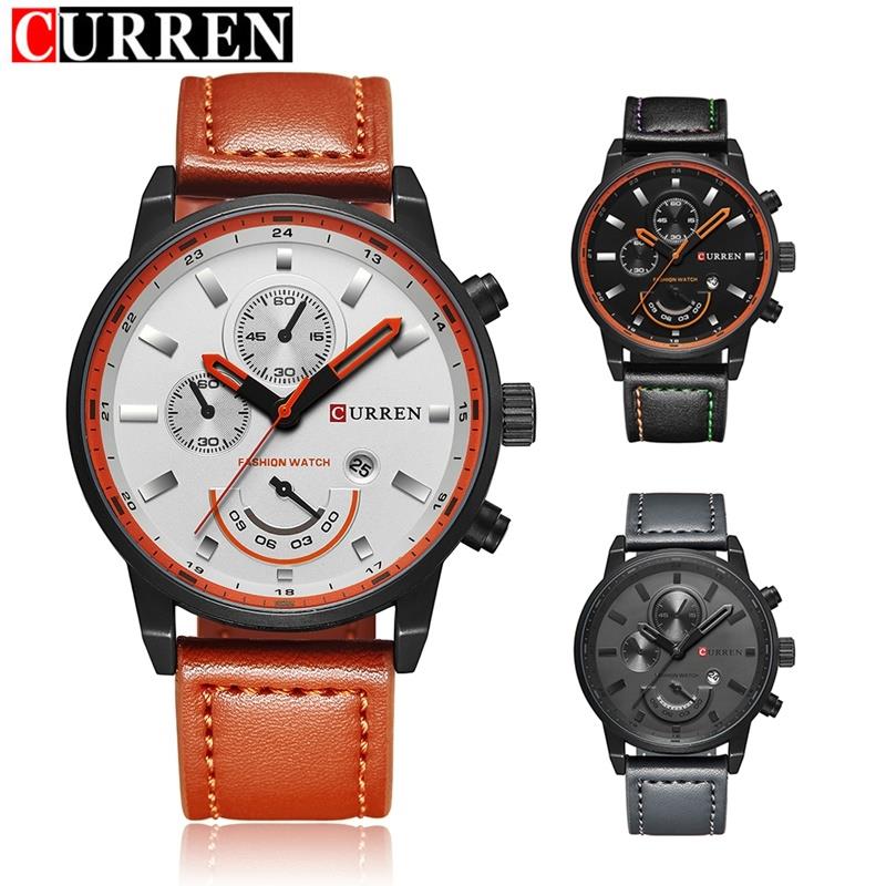 Curren 8217 Men S Military Fashion End 11 1 2019 10 15 Am Curren 8217 Men S Military Fashion Calendar Quartz Leather Watch