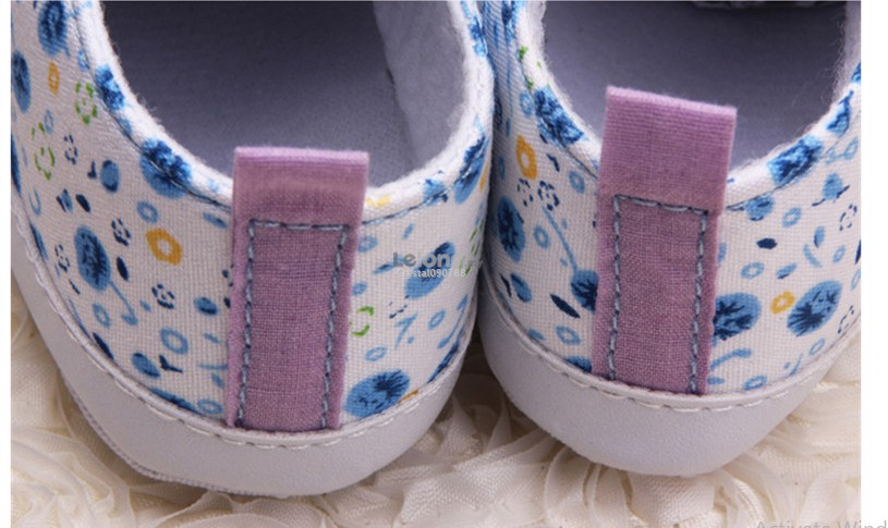 Cute Floral Baby Shoes