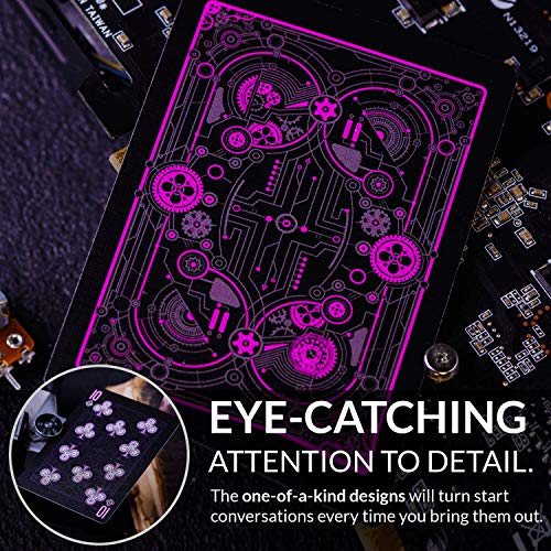 Cyberpunk Purple Playing Cards, Deck (end 3/4/2021 12:00 AM)