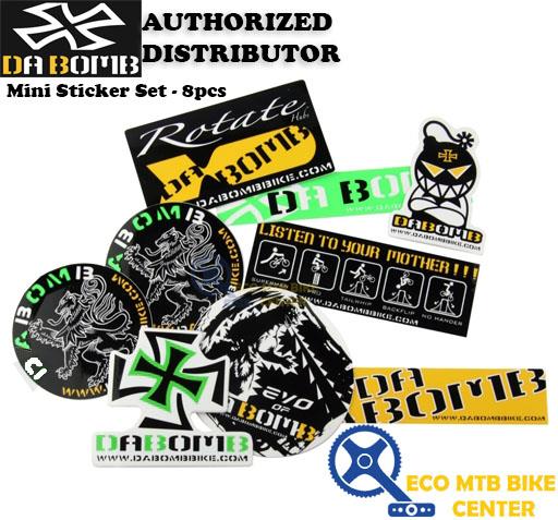 DA BOMB 8 pcs Mini Sticker Set