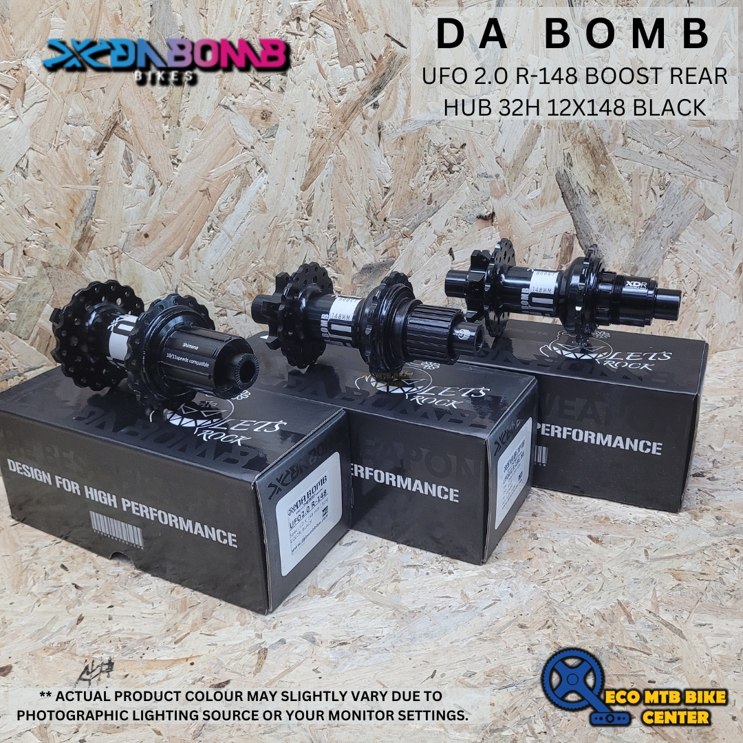 DA BOMB UFO 2.0 R-148 BOOST REAR HUB 32H 12X148 BLACK 103 ENGAGEMENT