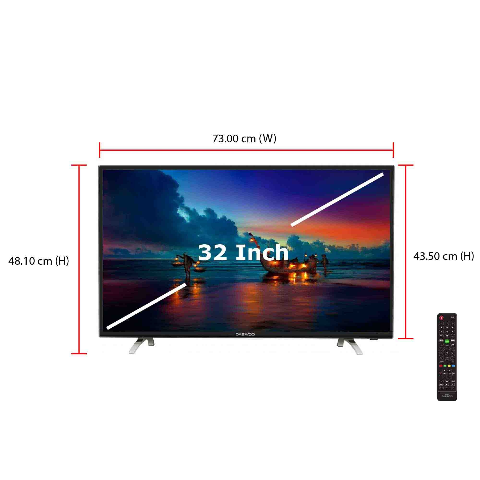 Daewoo TV L32S790VNA (32 Inch) 3 HDMI. ‹ ›