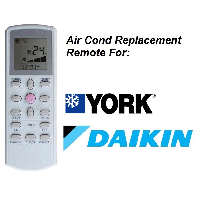 Daikin remote York Acson Air cond Remote control ECGS01 DGS01 air con