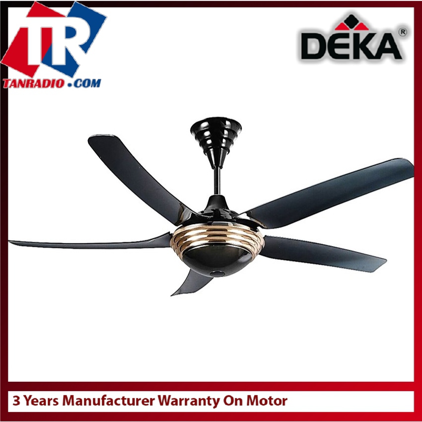 Deka Ceiling Fan 56 Inch Blades Gol End 6 24 2019 12 00 Pm Deka Ceiling Fan 56 Inch Blades Gold Remote Control With Surge Protector Vr5 5