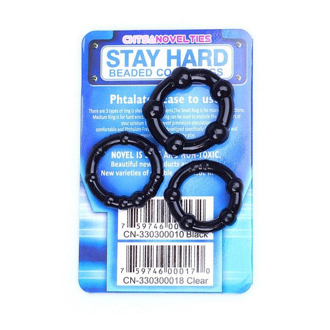 Delay Ejaculation Set : Male Performance Gel + Beaded Cock Ring 