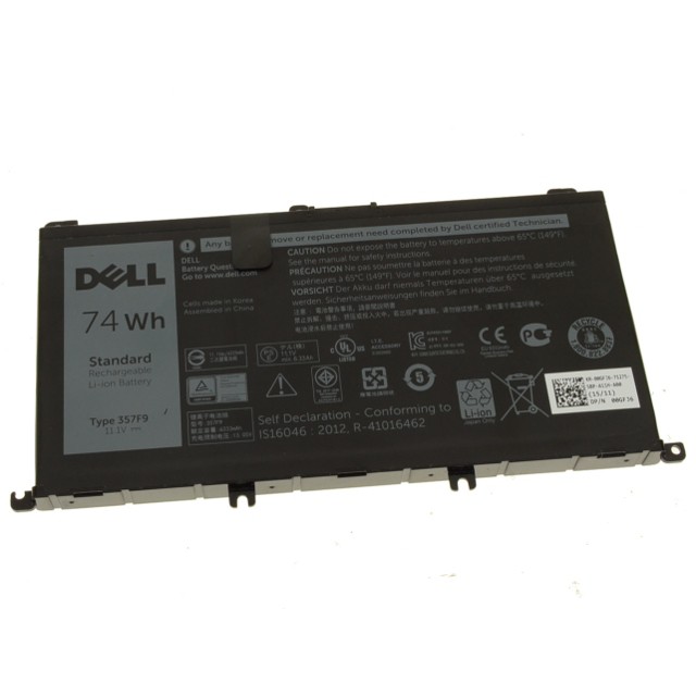Dell 357F9 Inspiron 15-7000 71JF4 7559 7567 Laptop Battery