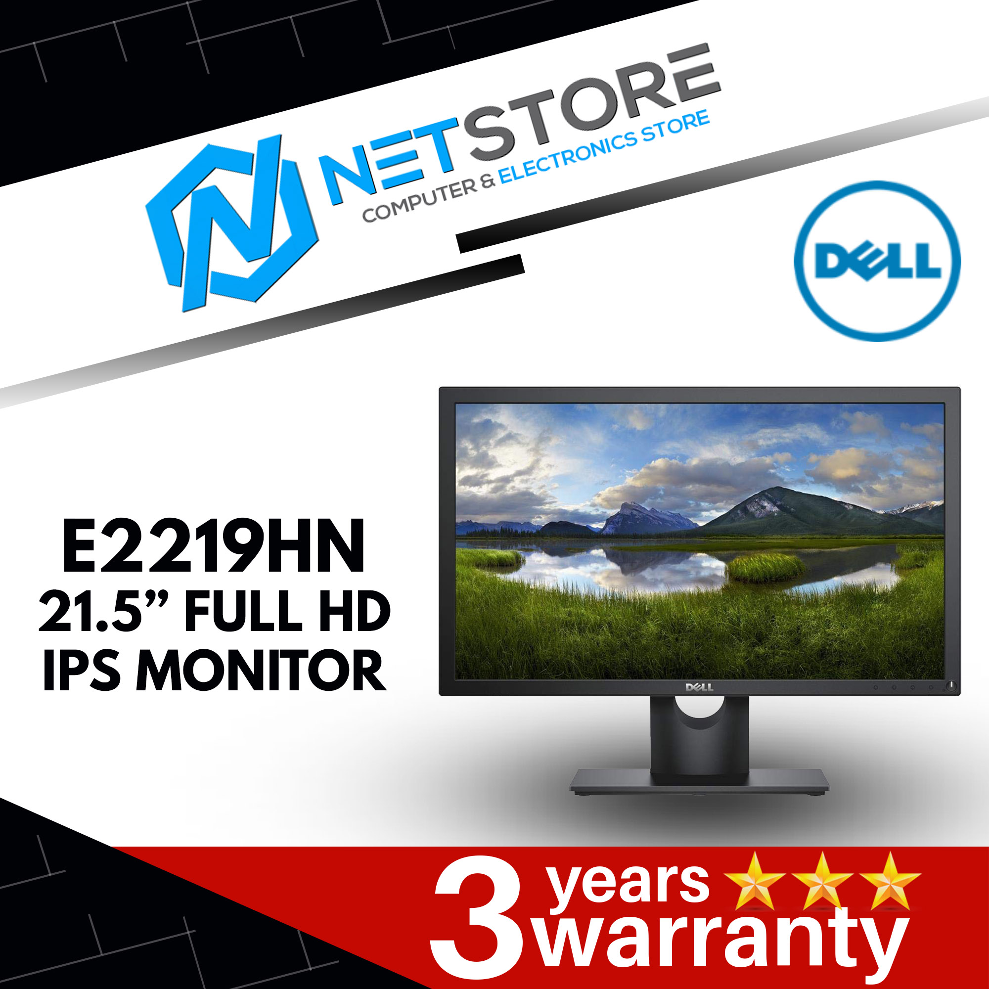 Dell E2219HN 21.5 FULL HD IPS Monitor - 1920x1080 | 60Hz | 5ms