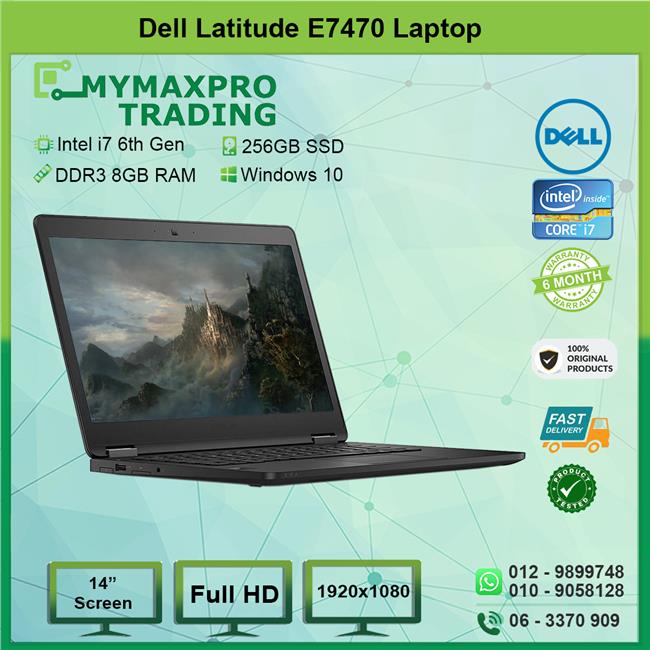 Dell Latitude E7470 Intel I7 6th Gen End 7 4 21 12 14 Pm
