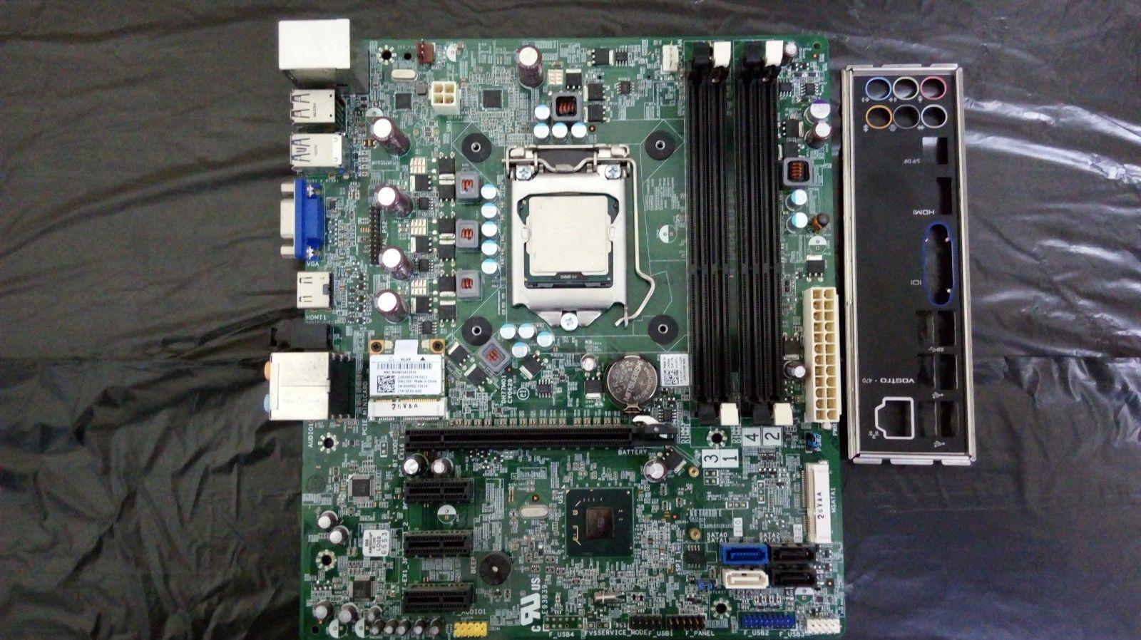 Dell motherboard studio xps 8500 intel Dh77m01 CY0629.+cpu i7 3770
