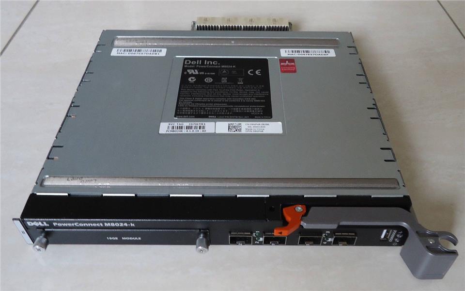 DELL POWERCONNECT M8024-k 10GBe BLADE  SWITCH 9NP48 09NP48 7WKF9 07WKF