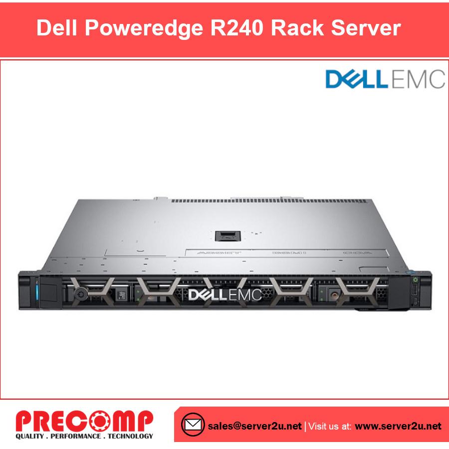 Dell PowerEdge R240 Rack Server (E-2224.8GB.1TB) (R240-E2224)