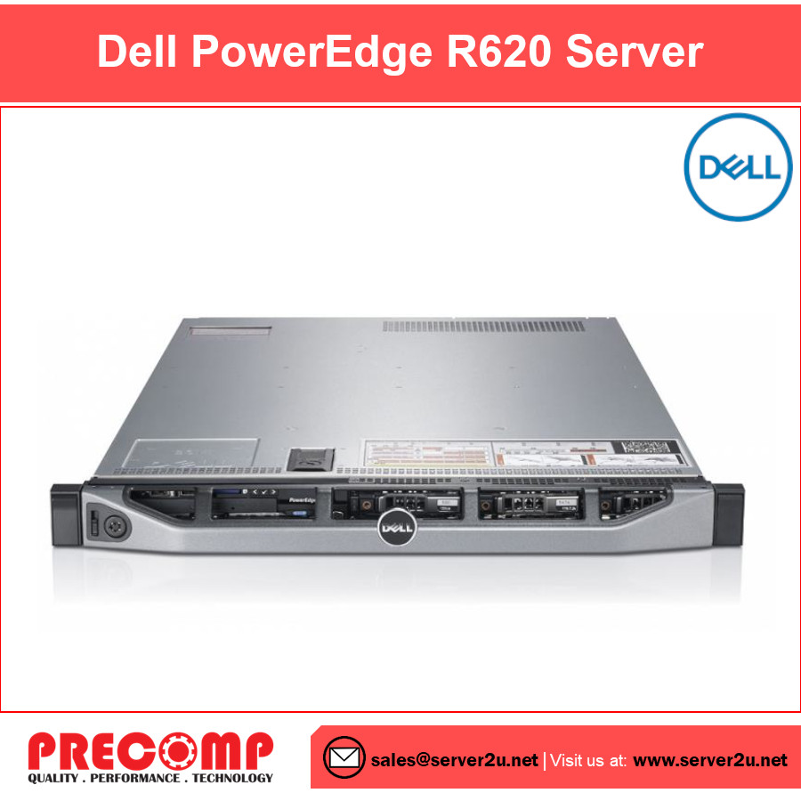 Dell PowerEdge R620 Rack Server (2xE52670v2.64GB.2x600GB)