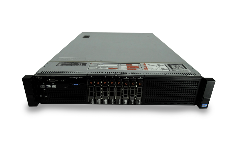Dell PowerEdge R720 Server (2xE52620V2.8GB.600GB) (R720-E52620V2-8GB)