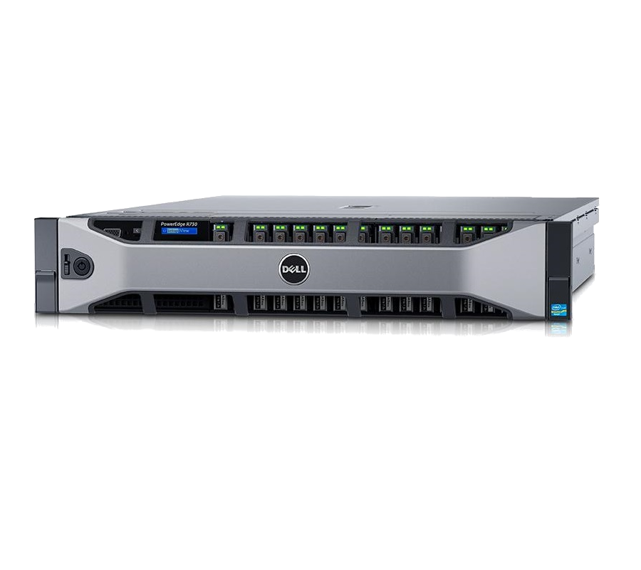 Dell PowerEdge R730 Rack Server (2xE5-2680v3.96GB.3000GB)