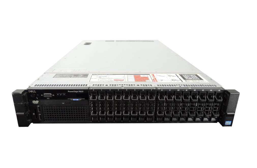 Dell PowerEdge R820 Rack Server (2xE54603V2.16GB.2x512GB)