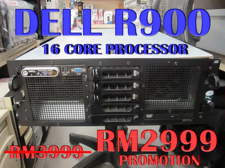 DELL POWEREDGE R900 4U RACK SERVER C/W 16 CORE PROCESSOR