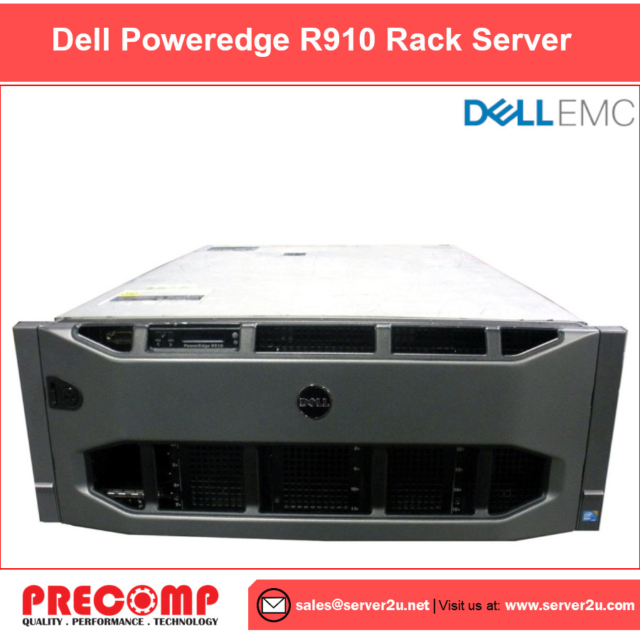 Dell PowerEdge R910 Rack Server (4xE74870.256GB.2x480GB)