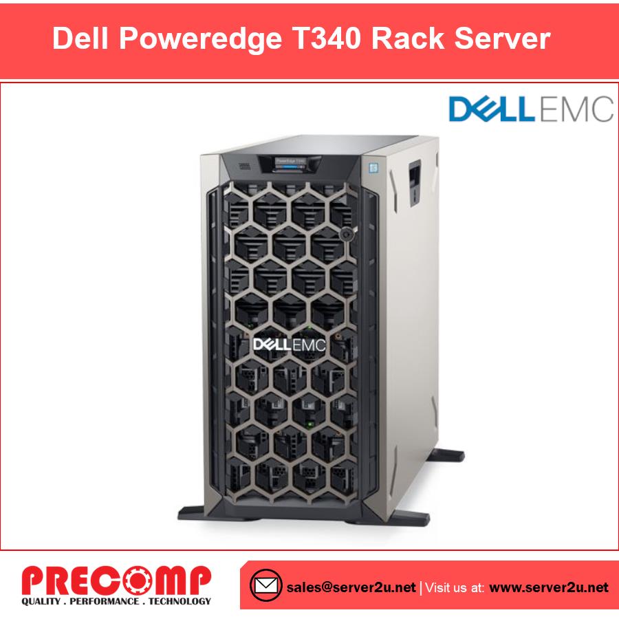 Dell PowerEdge T340 Tower Server (E-2224.8GB.600GB) (T340-E2224)