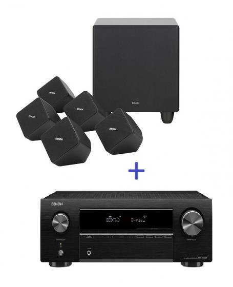 denon 5.1 home theatre satellite speaker set