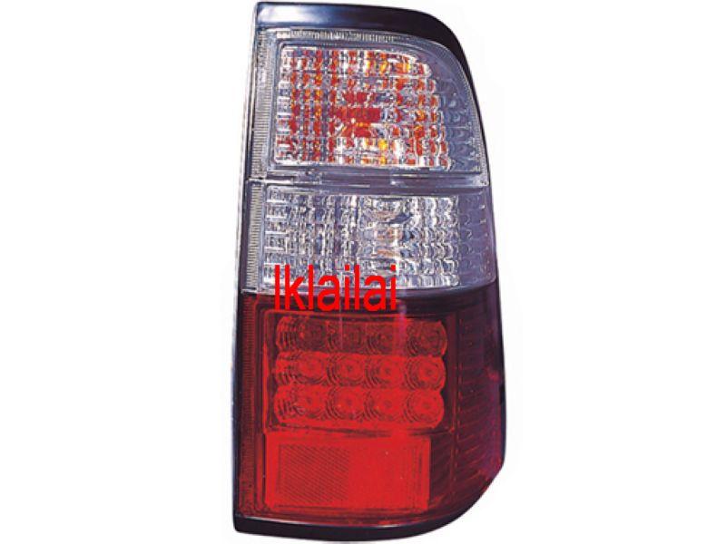 DEPO Isuzu Invader `97-01 Tail Lamp Crystal LED Clear/Red
