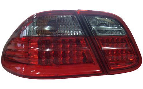 DEPO Mercedes CLK W208 '98-02 LED Tail Lamp Smoke-Red / Clear-Red
