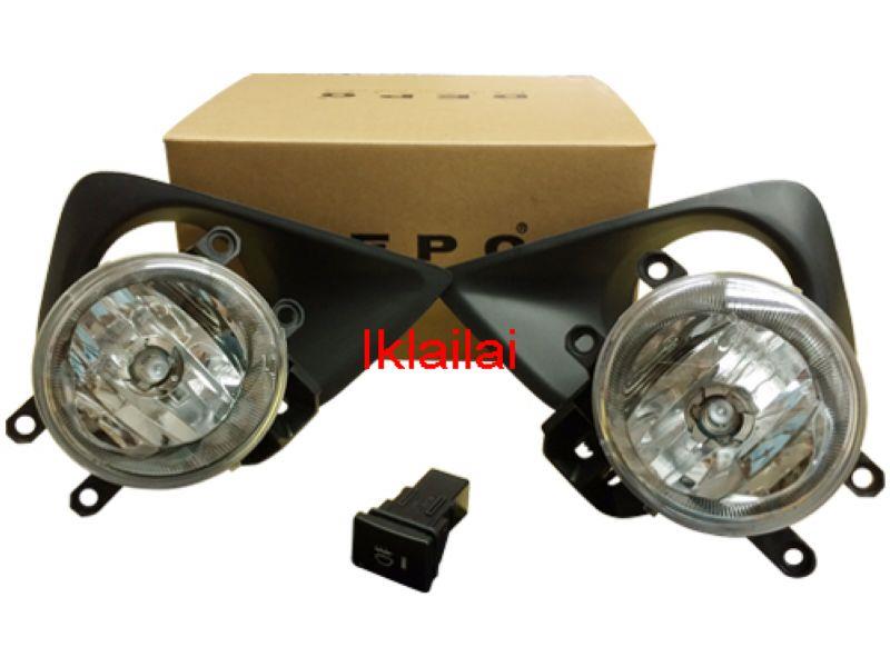 DEPO Toyota Vios '13-14 NCP150 Fog Lamp Crystal W/Wiring + Switch