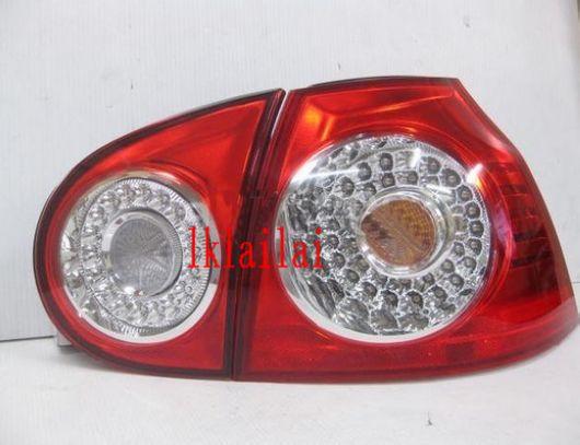 DEPO Volkswagen `03-05 V Golf LED Tail Lamp Crystal [Red]
