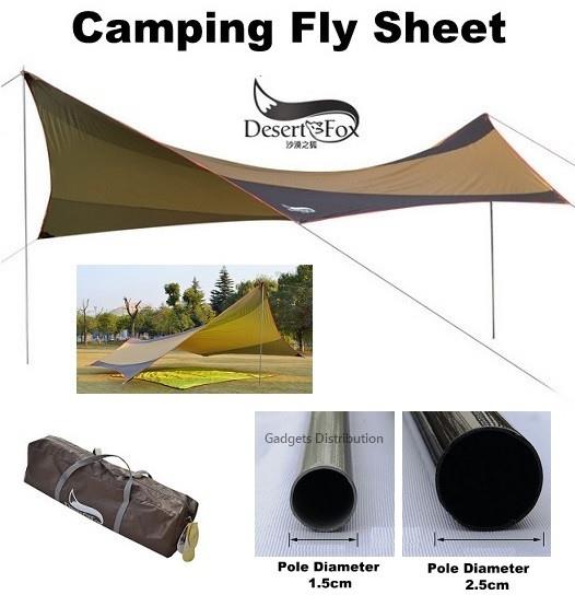 DESERT FOX Outdoor Large Camping Camp Tent Flysheet Fly Sheet 2757.1