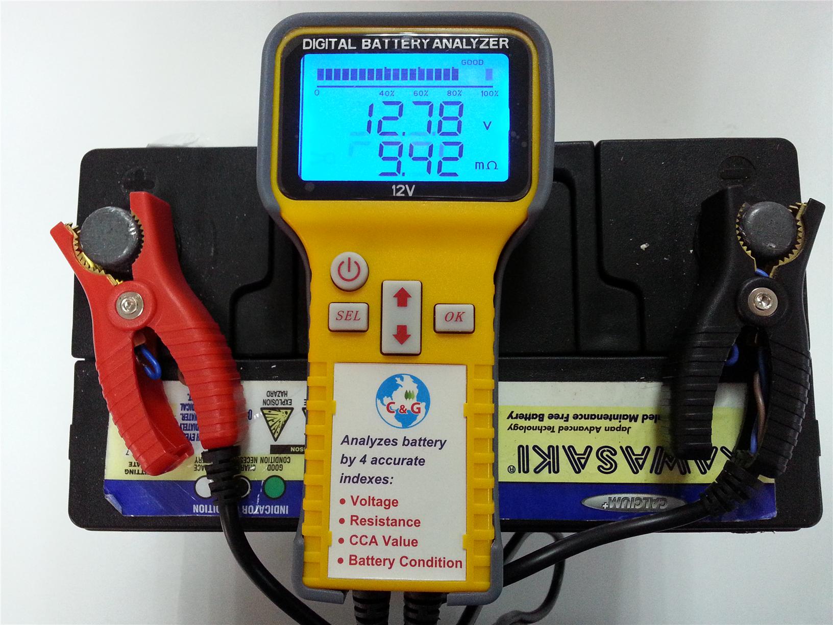 Digital Battery Analyzer for all Vehicle