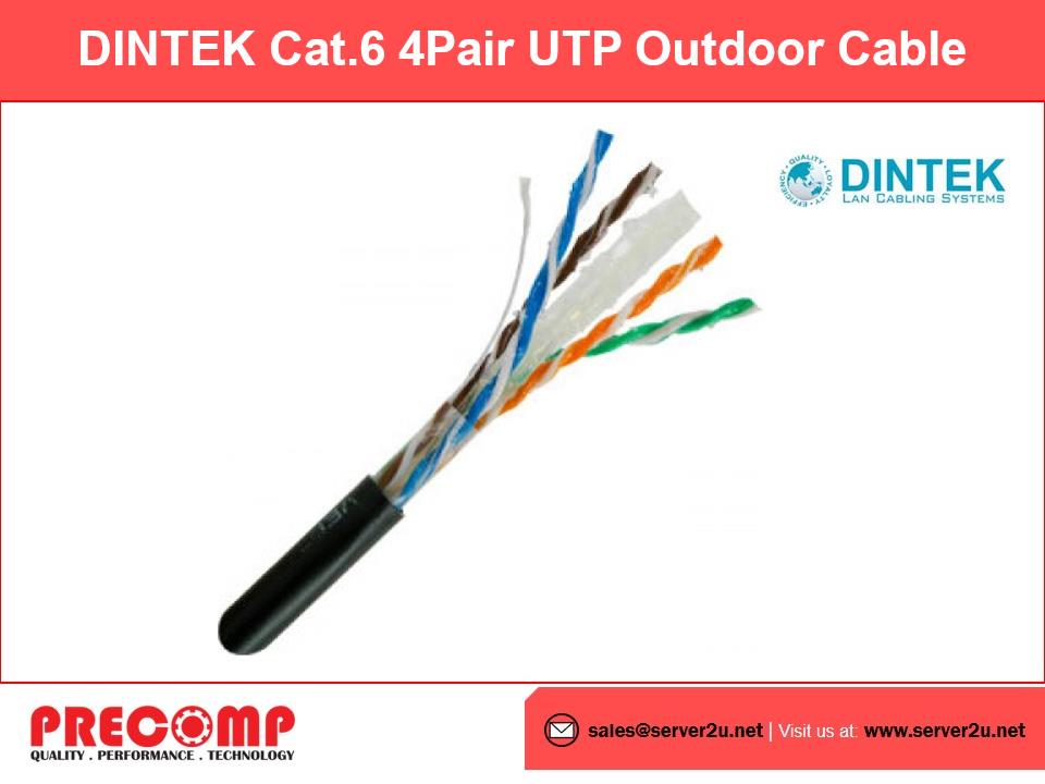 DINTEK Cat.6 4Pair UTP Outdoor Cabl (end 9/29/2024 12:00 AM)