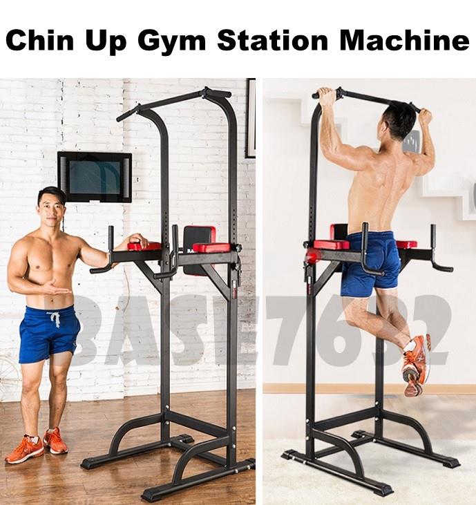Dip Chin Up Muscle Gym Fitness Exercise Tower Station Machine 1963.1