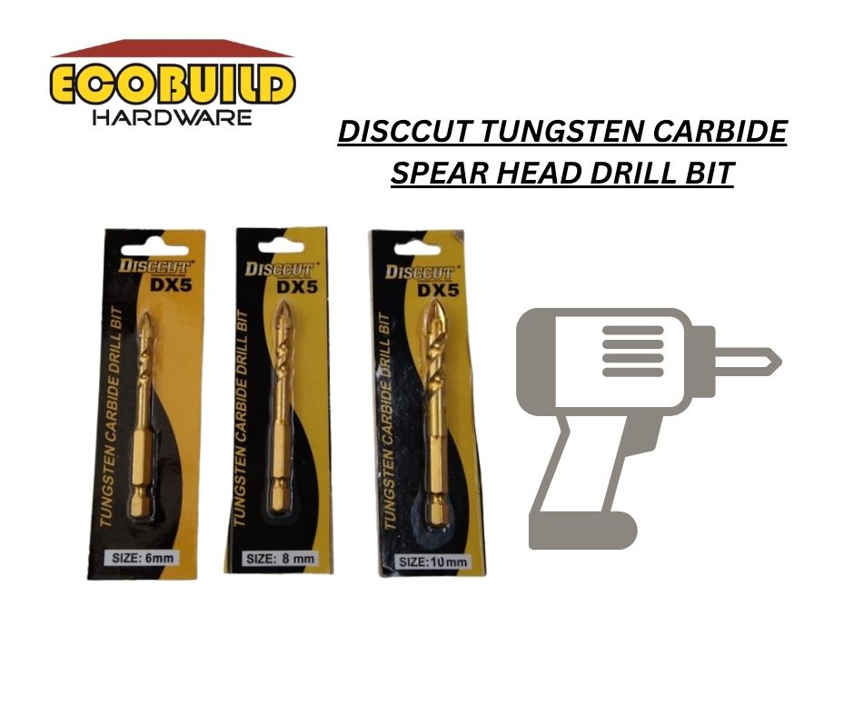 Disccut DX5 tungsten carbide drill bit.