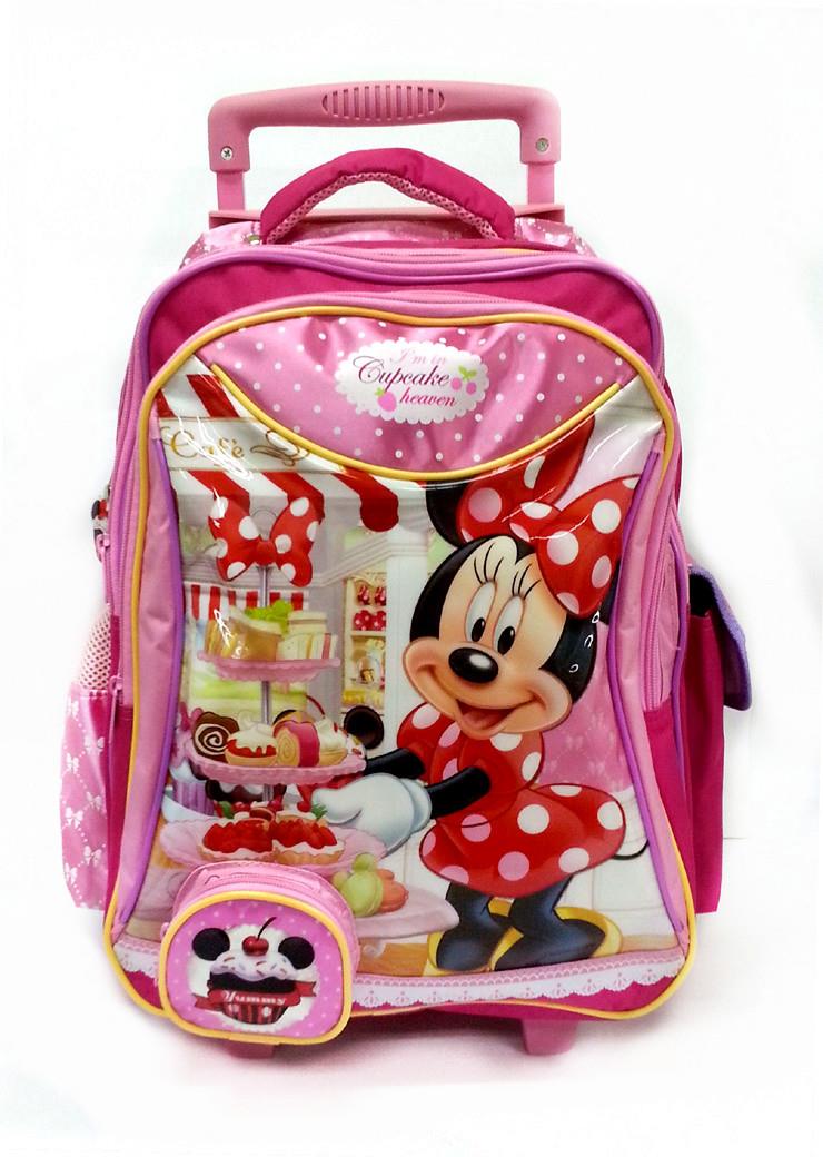 mickey mouse trolley school bag
