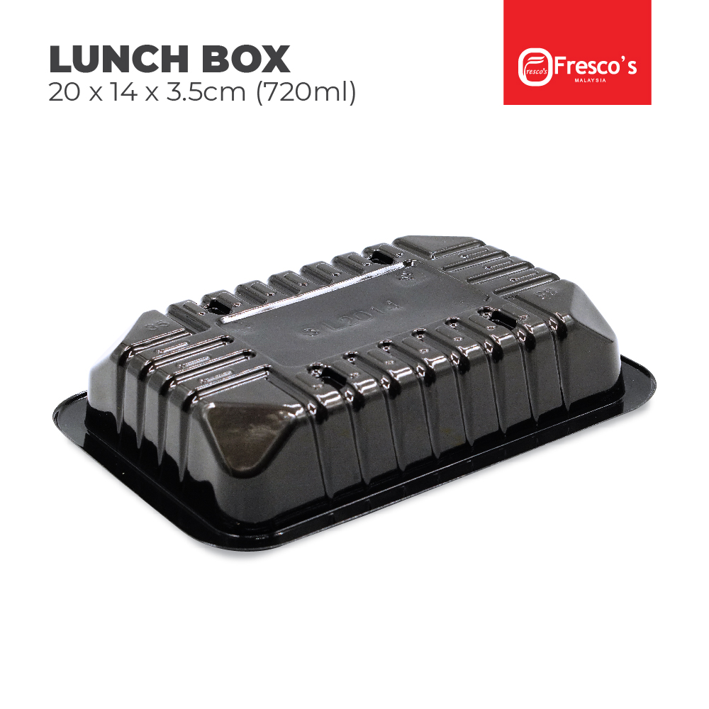 Disposable Lunch Box | 20 x 14 x 3.5cm (720ml) L2014(35)