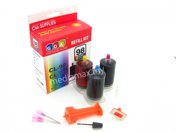 Diy Refill Kit Goa Cl 98 For Canon End 10 11 2017 9 36 Pm Diy Refill Kit Goa Cl 98 For Canon 741