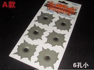 DIY Simulated Realistic Car Bullet Hole Decal Sticker