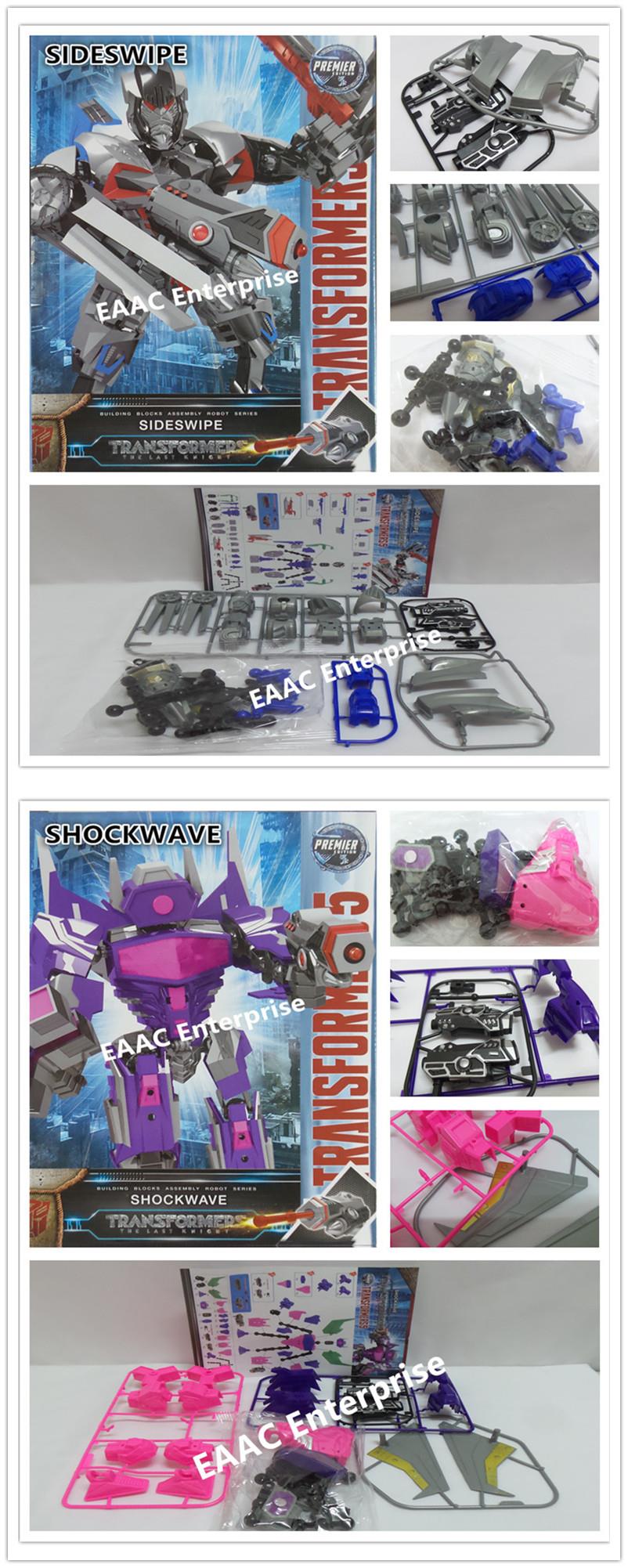 DIY Transformers 5 Tobot Robot Series Megatron Ironhide Shockwave