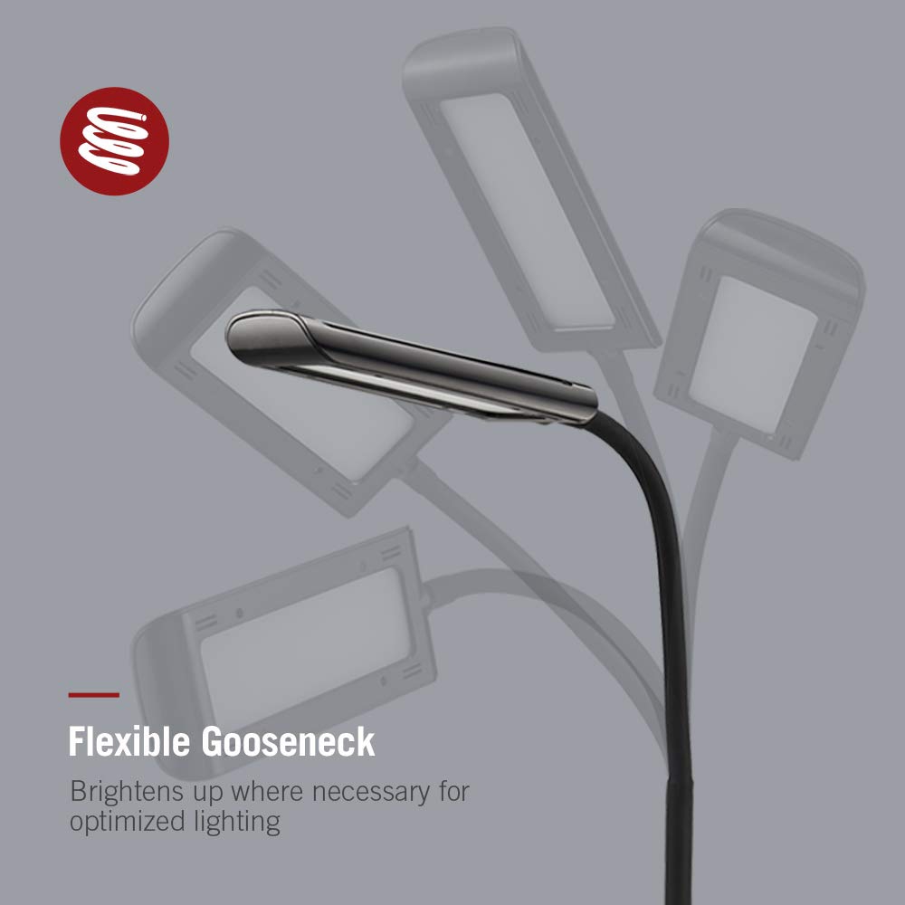 DL11 7W Eye-Friendly LED Panel Desk Lamp Official Philips EnabLED Licensing Pr