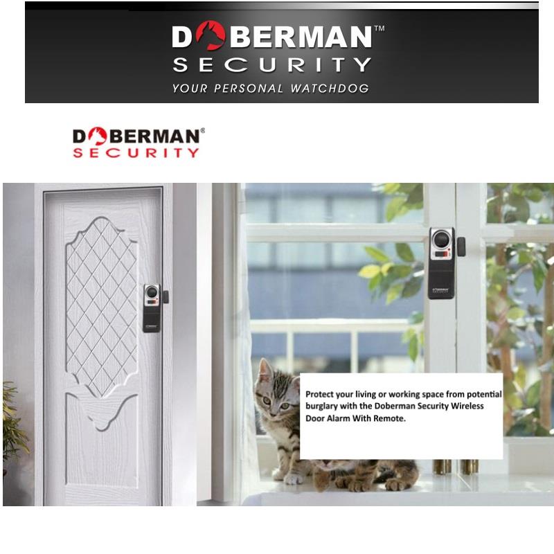 Doberman Security Wireless Door Alarm With Remote