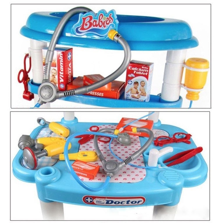 Little Doctors Pretend Role Play Hospitcal Medical Table Playset Educational G
