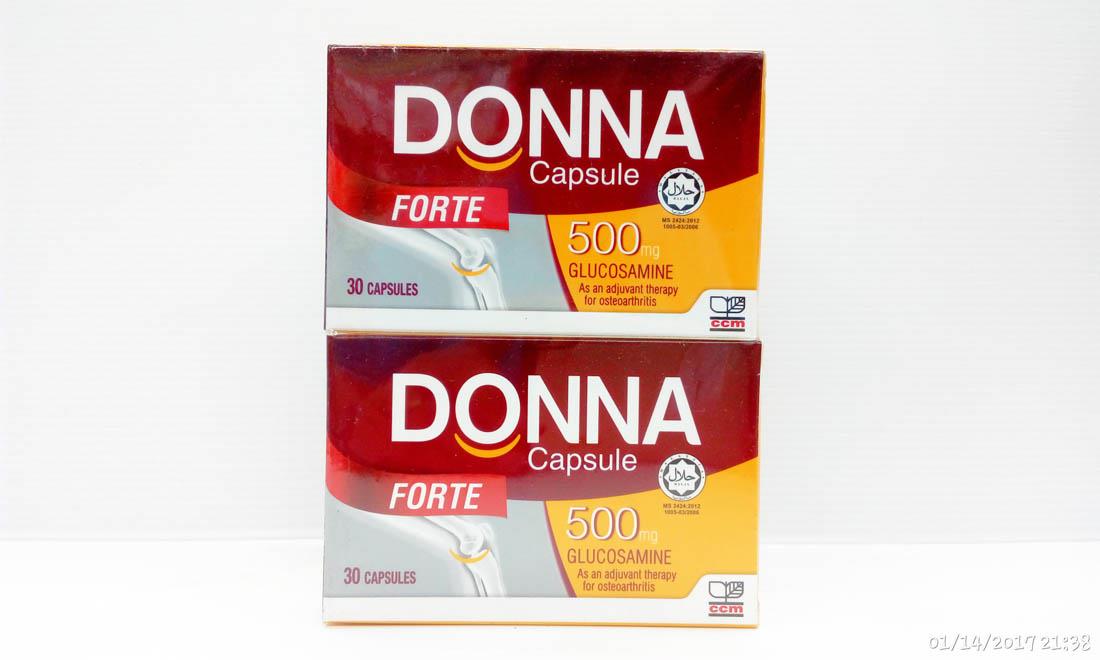 Donna Glucosamine 500mg 30's x 2 box (end 1/17/2019 8:48 PM)