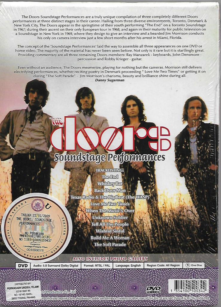 The Doors Soundstage Performances D End 1 16 2021 12 00 Am