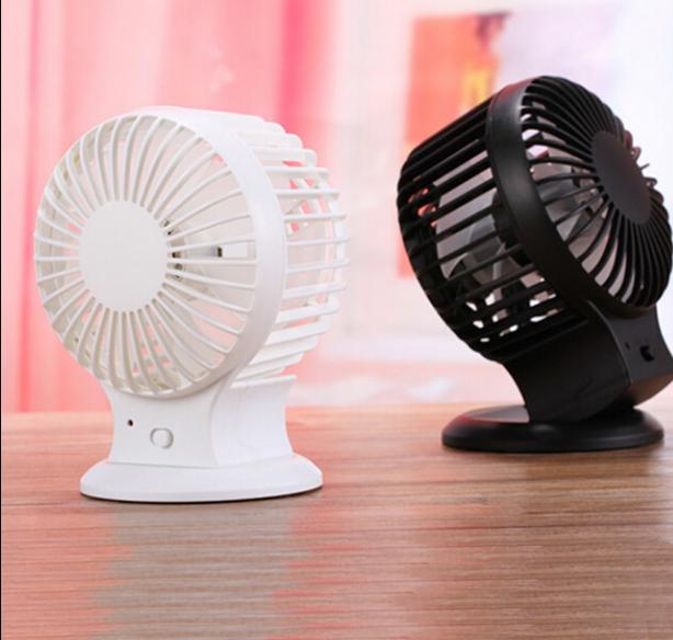 Double blade Mini USB Fan with Built in Rechargeable Battery