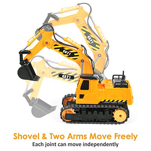 double e remote control excavator