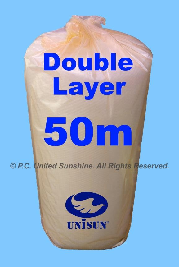 DOUBLE Layer BUBBLE WRAP 1m x 50m SUPER PROMO Plastic Packaging