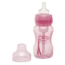 Dr Browns 8oz/240ml Wide Neck Baby Bottle(Pink Bottle)