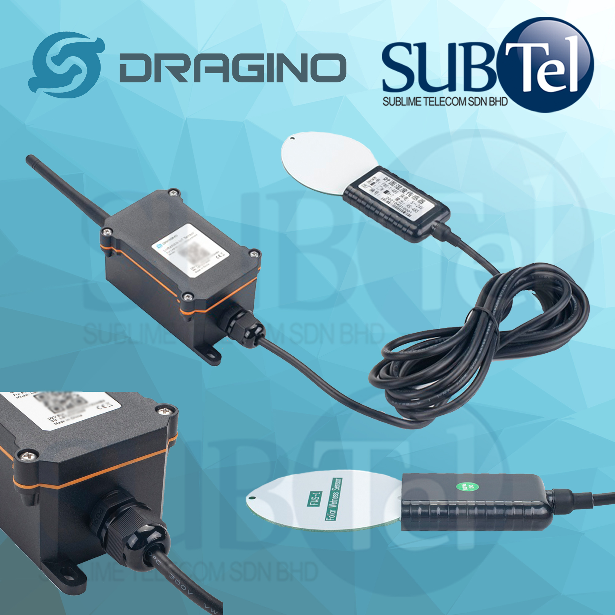 DRAGINO LLMS01-AU915 LoRaWAN Leaf Moisture Sensor LLMS01 LoRa WAN TTN