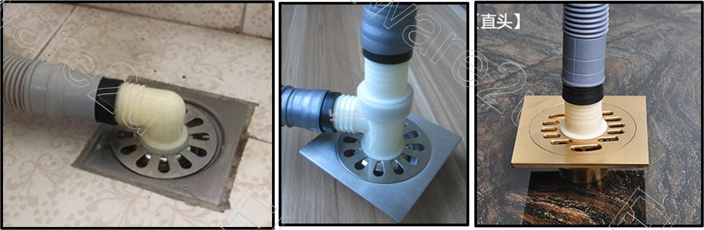 floor drain cover with hose connection