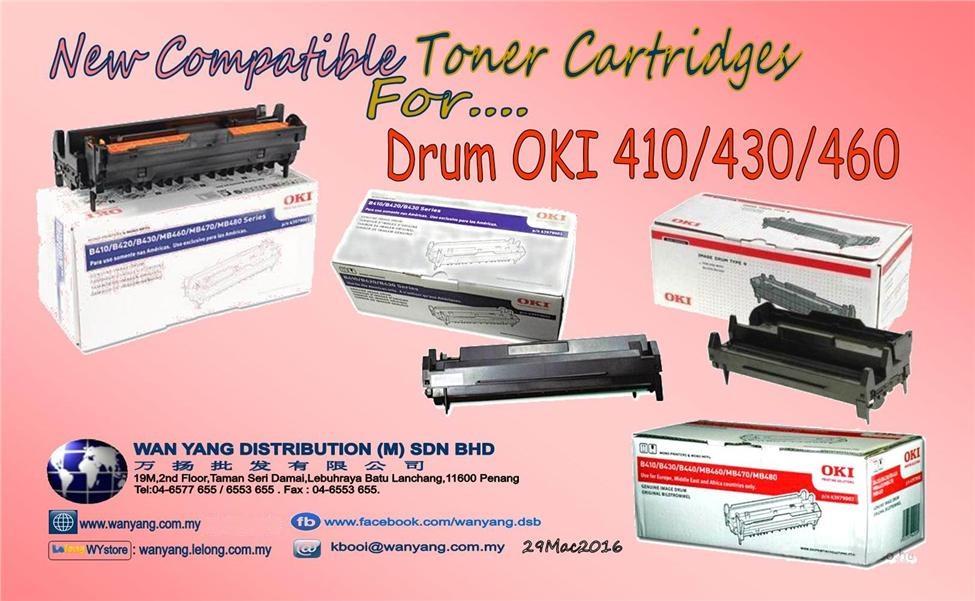 Drum OKI 410/ 430/ 460 Compatible Toner cartridges