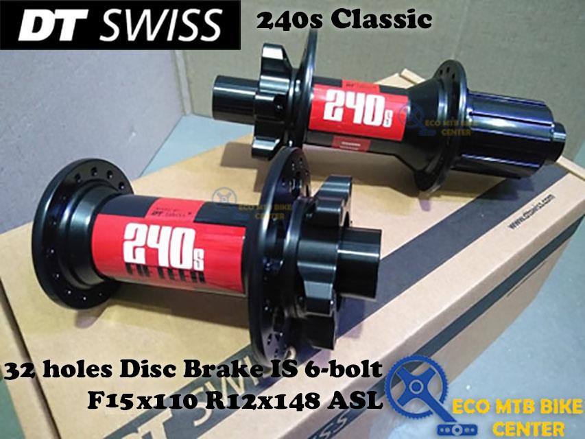 DT SWISS Hubs 240s Classic 32H Disc Brake IS 6-bolt